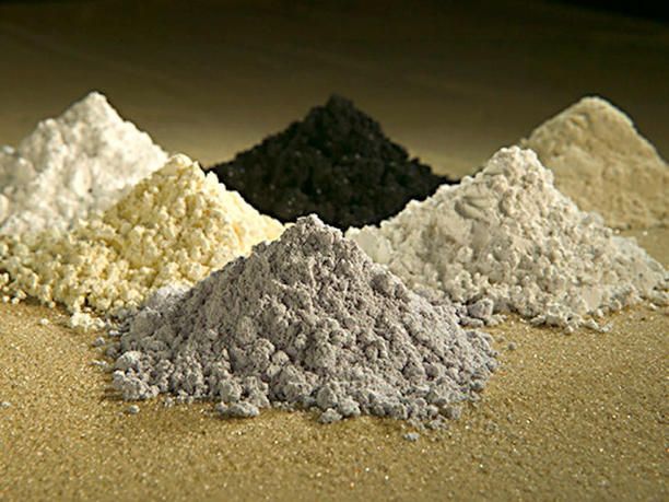 Rare earth crystal cluster